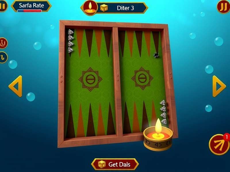 Backgammon Brilliance Diwali Special Board